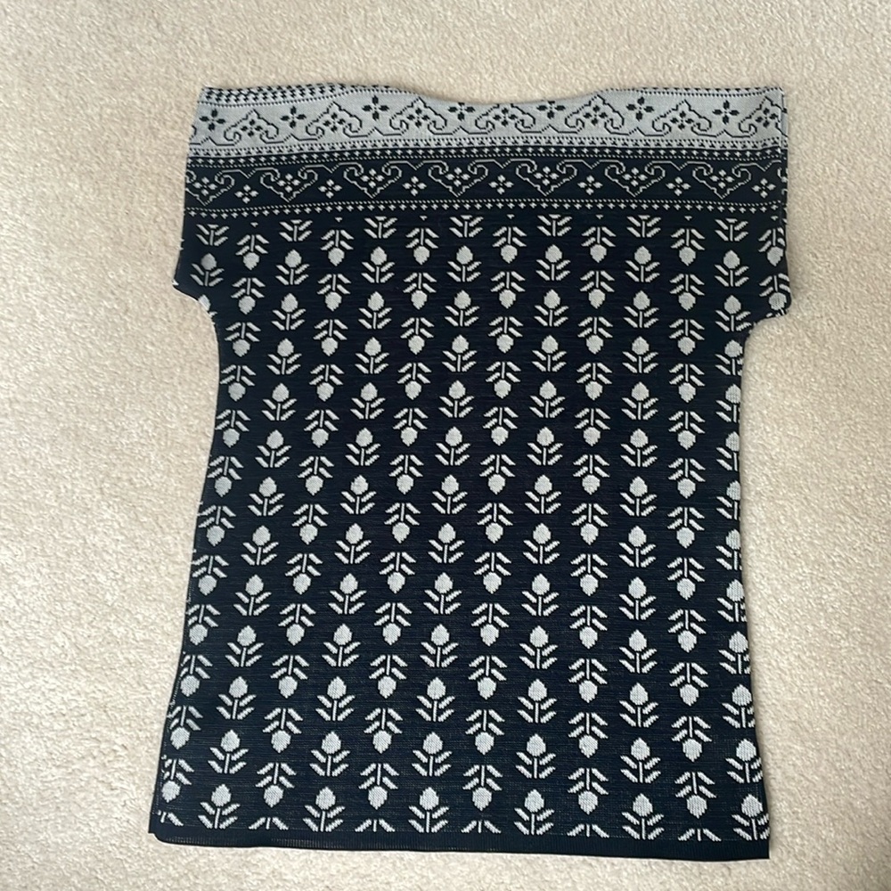 Vintage Short-sleeve Sweater